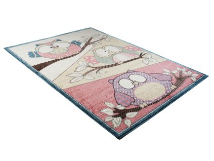 Kusový koberec V027A krémový HAPPY EBR (Rozmer 100x200)