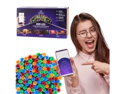 lampki 200 led multikolor sterowane aplikacja