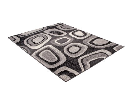 Kusový koberec D314B sivý CHEAP PP CRM (Rozmer 60x100)