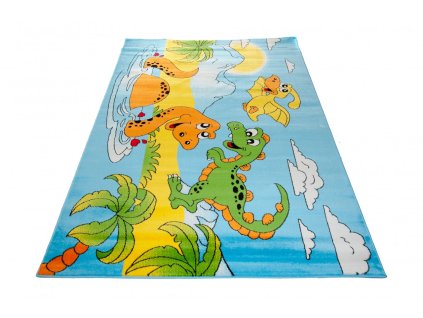 Kusový koberec A731A modrý KINDER CFV (Rozmer 200x290)