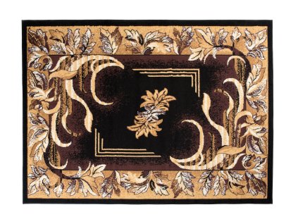 Kusový koberec C511F čierny/béžový BALI PP (Rozmer 140x200)