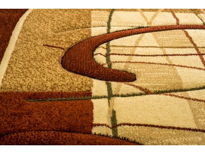 Kusový koberec 5118A hnedý ANTOGYA OV (Rozmer 110x265)