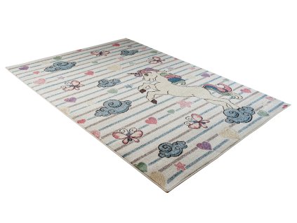 Kusový koberec V022A krémový HAPPY EBR (Rozmer 200x290)