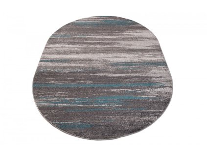 Kusový koberec H086B DARK sivý SARI OV BSF (Rozmer 120x170)