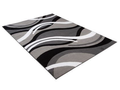 Kusový koberec T966A sivý CHEAP PP CRM (Rozmer 300x400)