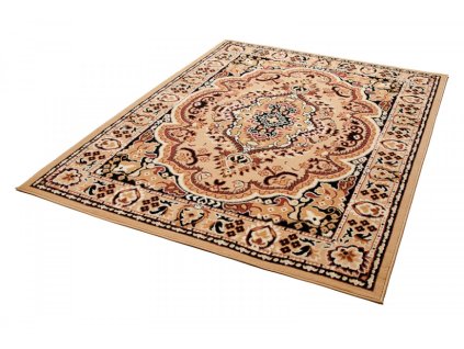 Kusový koberec E951A DARK béžový ATLAS PP (Rozmer 120x180)