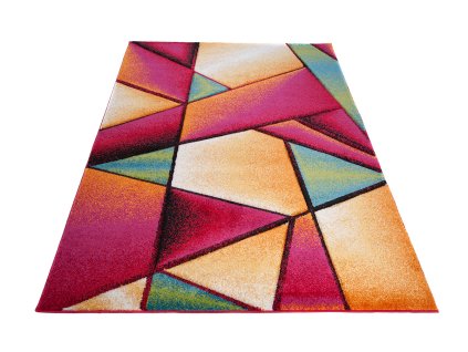 Kusový koberec J374A červený SUMATRA (Rozmer 200x290)