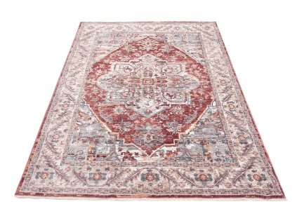 Kusový koberec 3086A D.ružový / L.sivý MYSTIC (Rozmer 160x240)