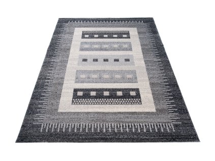 Kusový koberec K189A čierny SARI B1X (Rozmer 240x330)