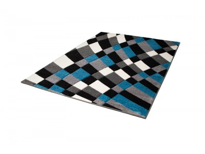 Kusový koberec 3495A čierny SUMATRA (Rozmer 80x150)