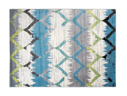 Kusový koberec E321F biely JAWA O2X (Rozmer 200x290)