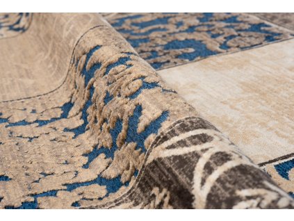 Kusový koberec Bohemian 23124 berberský/modrý (Rozmer 160x230)