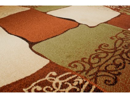 Kusový koberec E443A hnedý DORIAN (Rozmer 160x220)