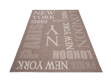 Kusový koberec 20224 sivohnedý / Champagne (Rozmer 60x110)