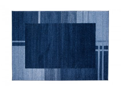 Kusový koberec 3444A DARK modrý RASTA (Rozmer 240x330)