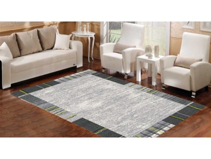 Kusový koberec H081D LIGHT sivý SARI BSH (Rozmer 240x330)