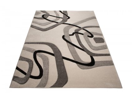 Kusový koberec 3465B biely SUMATRA (Rozmer 80x150)