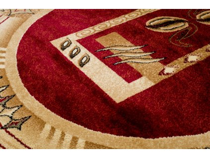 Kusový koberec 0437A červený DORIAN OV (Rozmer 190x270)