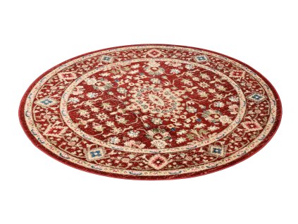 Kusový koberec EE65B červený RIVOLI FPH (Rozmer 100x100)