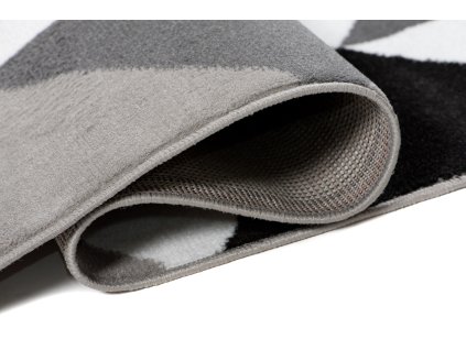 Kusový koberec C603B LIGHT sivý/biely BALI PP (Rozmer 140x200)