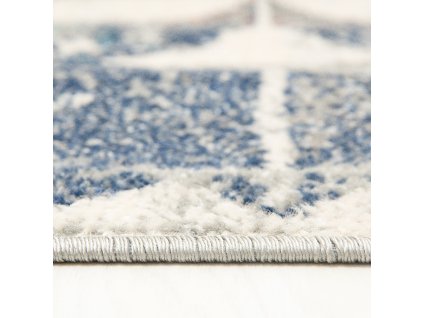 Kusový koberec A021A sivý/biely DENVER FAA (Rozmer 300x400)