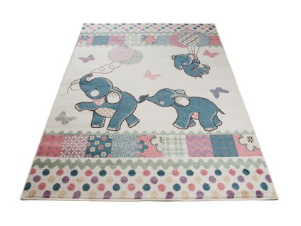 Kusový koberec V034A krémový HAPPY EBR (Rozmer 200x290)