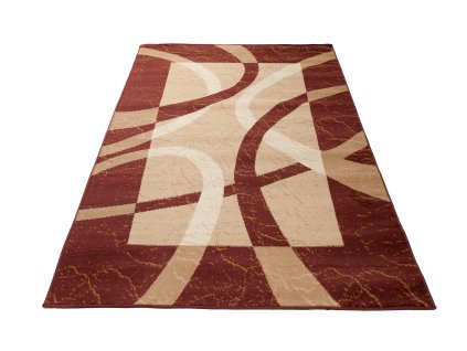 Kusový koberec 3707A hnedý CHEAP PP BGX (Rozmer 200x300)