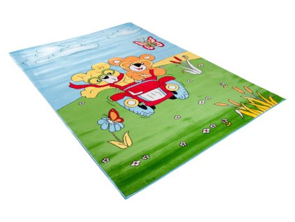 Kusový koberec A649A modrý KINDER CFV (Rozmer 160x220)