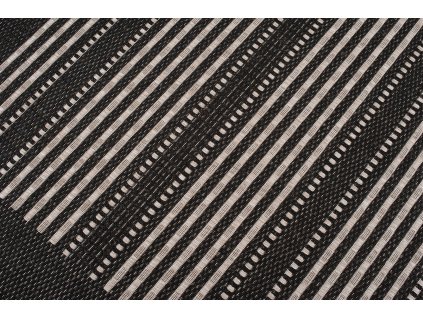 Kusový koberec 20001 čierny strieborný (Rozmer 200x290)
