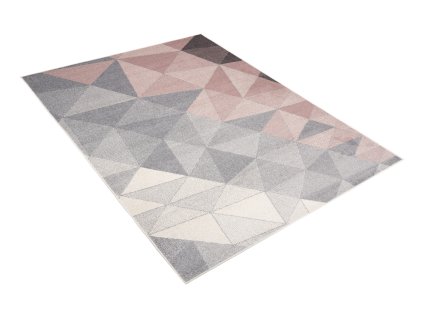 Kusový koberec 78589 krémový/ružový FIKA (Rozmer 160x220)