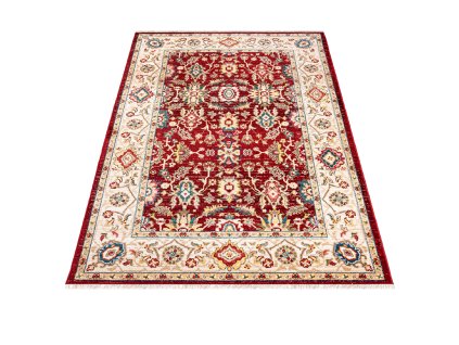 Kusový koberec EE58A červený RIVOLI FPH (Rozmer 80x150)