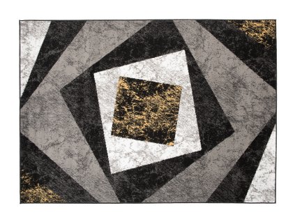 Kusový koberec K855G čierny CHEAP PP EYM (Rozmer 120x180)