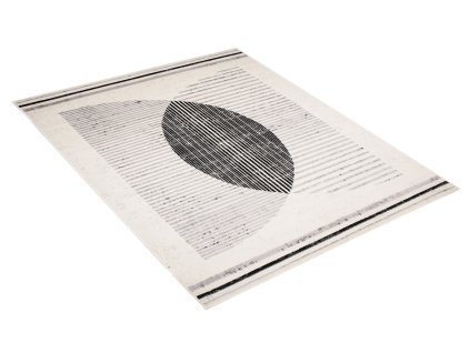 Kusový koberec 5350B krémový / L.sivý GRACE (Rozmer 80x150)