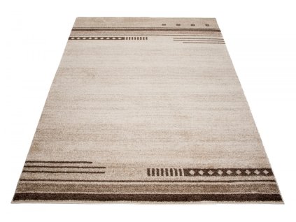 Kusový koberec 3435A béžový RASTA (Rozmer 80x150)