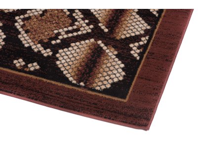 Kusový koberec K873A čierny CHEAP PP BGX (Rozmer 80x150)