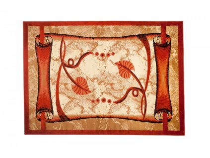 Kusový koberec 9106A hnedo oranžový DORIAN (Rozmer 240x330)