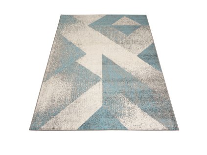 Kusový koberec H173A DARK tyrkysový SPRING (Rozmer 80x150)
