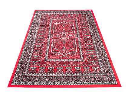 Kusový koberec N634B červený EUFRAT ESM (Rozmer 200x300)