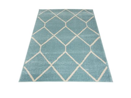 Kusový koberec H180A tyrkysový SPRING (Rozmer 160x230)