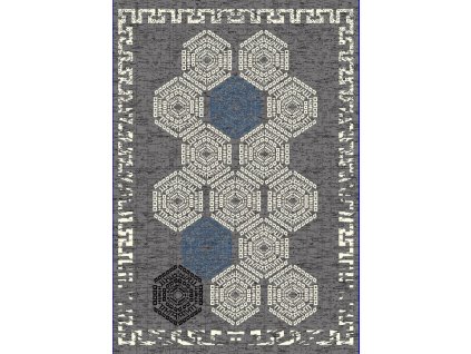 Kusový koberec FH13B sivý ATENA EYM (Rozmer 140x200)