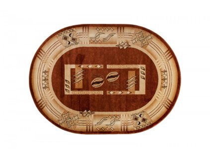 Kusový koberec 0437A hnedý DORIAN OV (Rozmer 190x270)