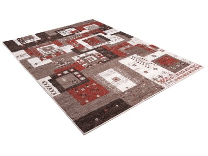 Kusový koberec K202A biely SARI BRH (Rozmer 200x290)