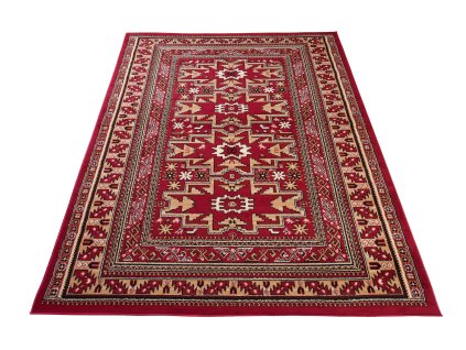 Kusový koberec 9162B červený EUFRAT ESM (Rozmer 200x300)