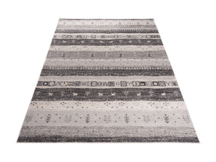 Kusový koberec K203A DARK sivý SARI B1X (Rozmer 120x170)