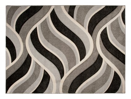 Kusový koberec 3481A DARK sivý SUMATRA (Rozmer 80x150)