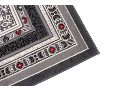 Kusový koberec E950B DARK sivý CHEAP PP CRM (Rozmer 120x180)