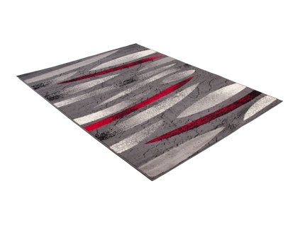 Kusový koberec D320B DARK sivý CHEAP PP CRM (Rozmer 250x350)