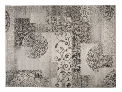 Kusový koberec E209A LIGHT sivý RASTA (Rozmer 240x330)