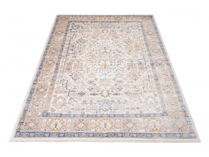 Kusový koberec G549M biely/DARK modrý ASTHANE (Rozmer 80x150)