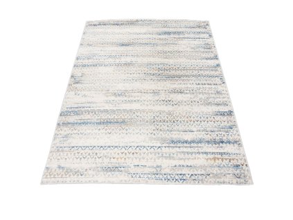 Kusový koberec G494B biely/D_modrý PORTLAND HIL (Rozmer 200x300)